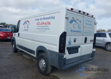 2016 Ram Promaster 1500 Low Roof z USA, uszkodzony, nr VIN 3C6TRVAGXGE129996